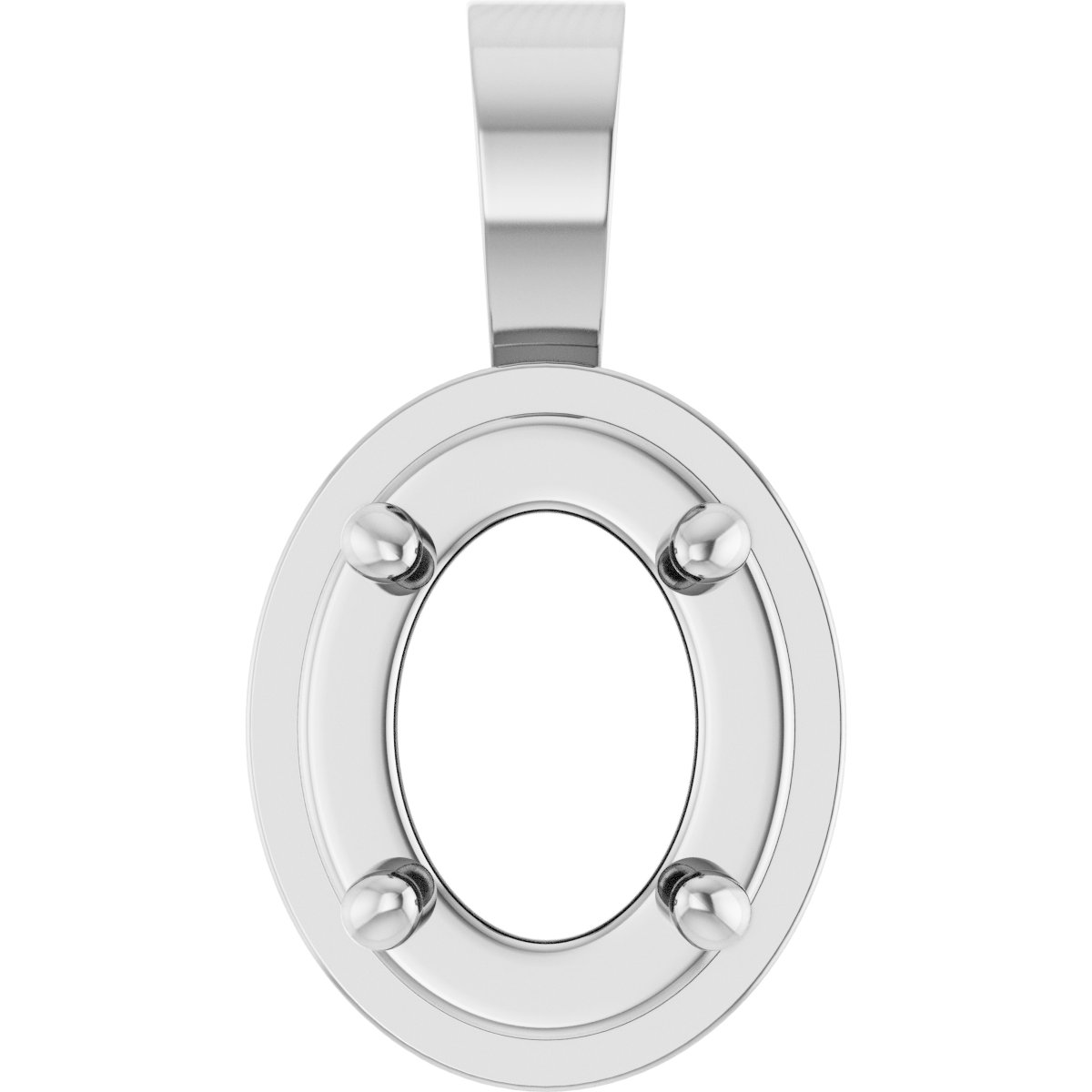 Solitaire Bezel-Style Pendant