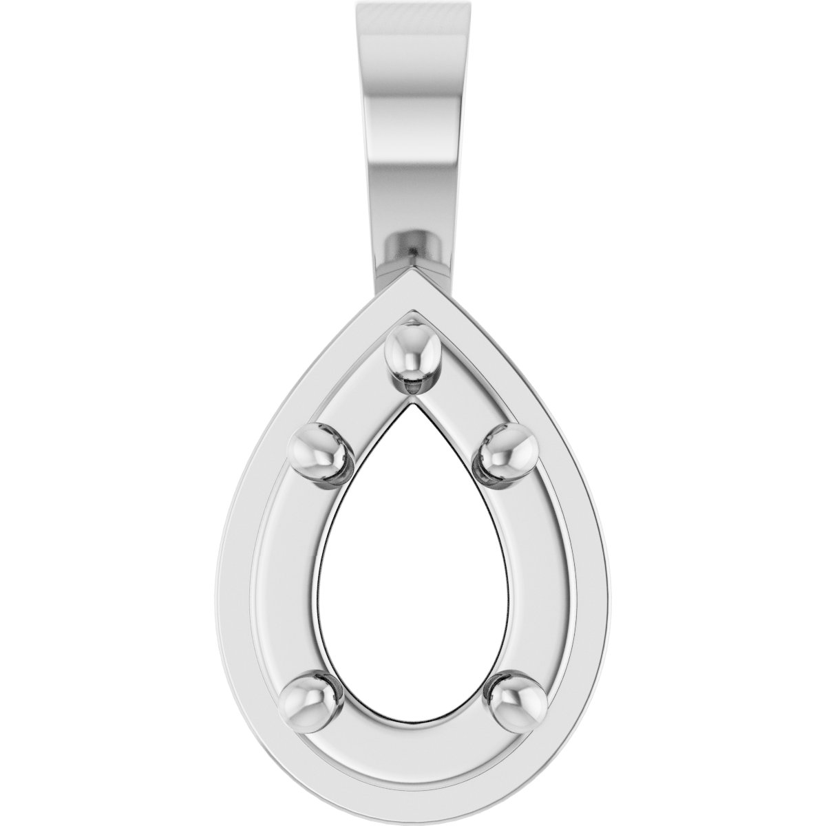 Solitaire Bezel-Style Pendant