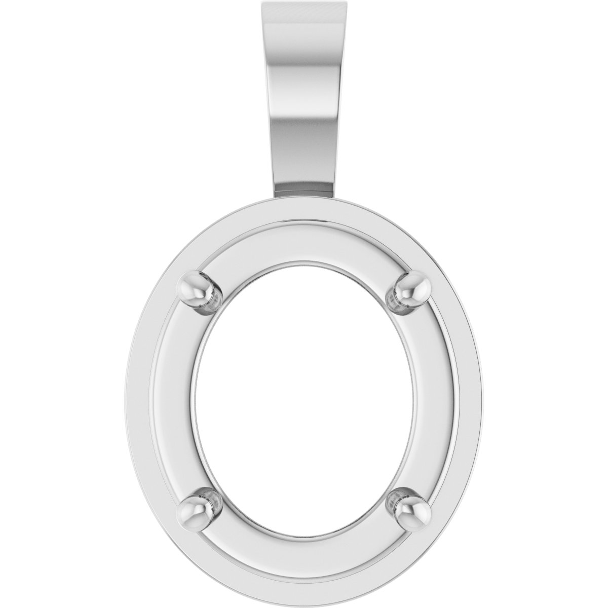 Solitaire Bezel-Style Pendant