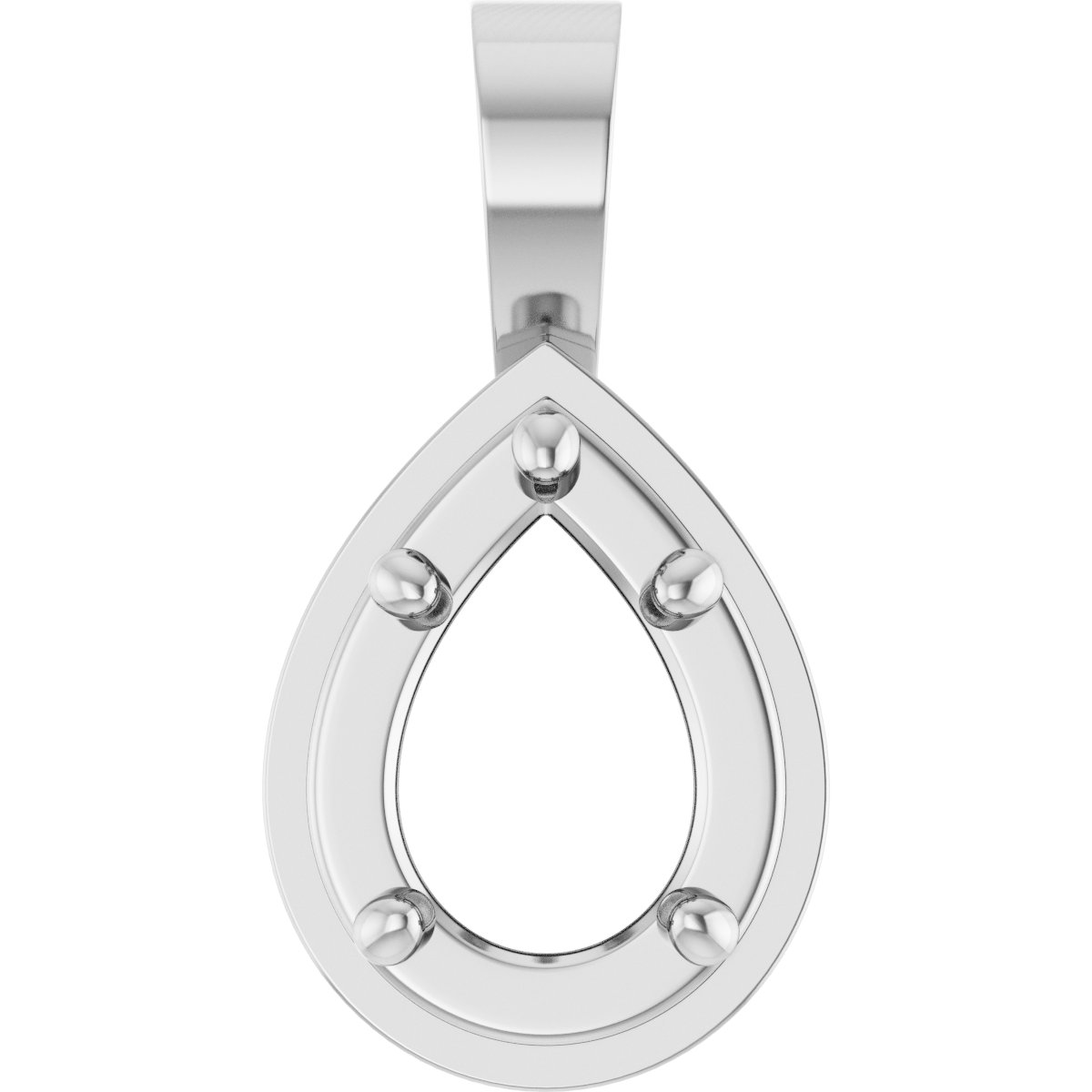 Solitaire Bezel-Style Pendant