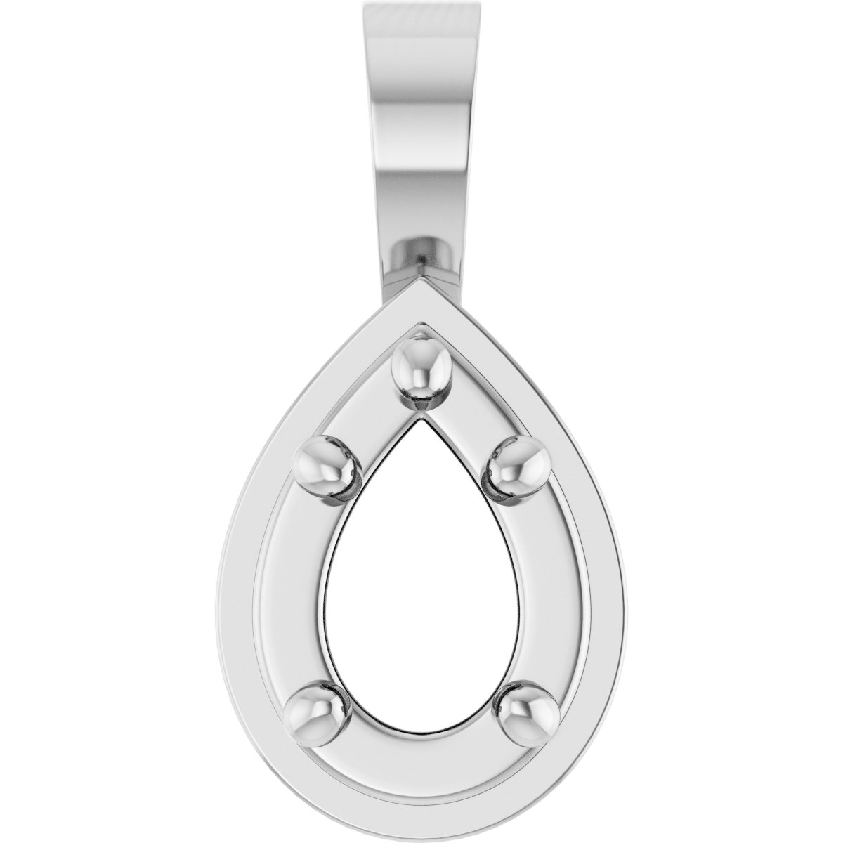 Solitaire Bezel-Style Pendant