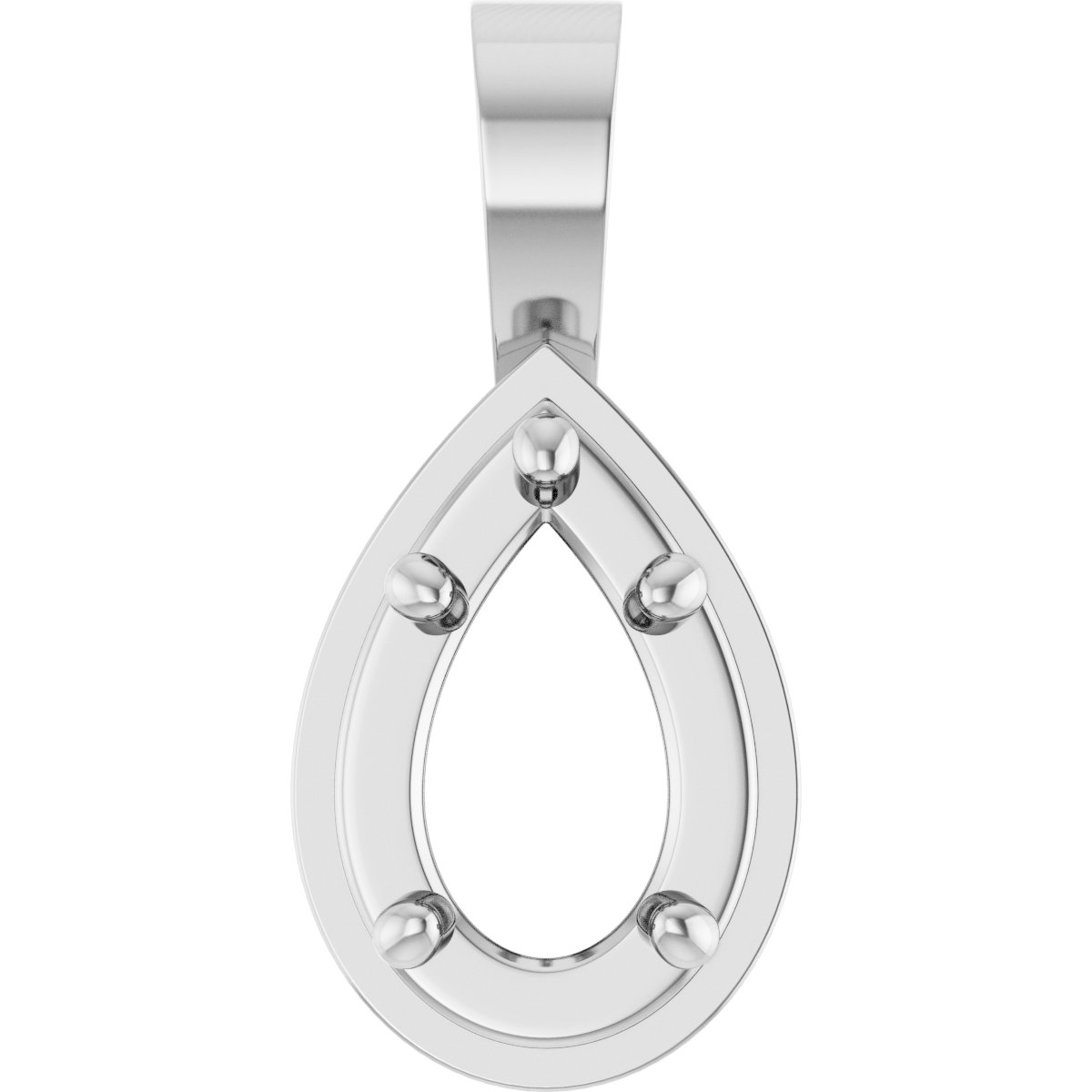 Solitaire Bezel-Style Pendant