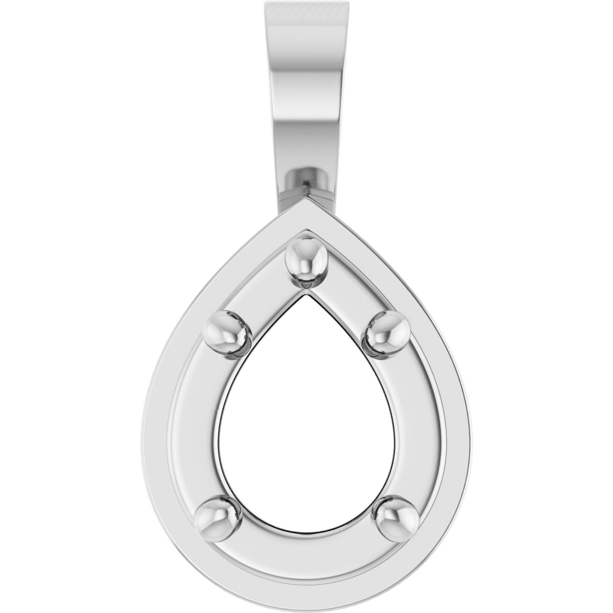 Solitaire Bezel-Style Pendant