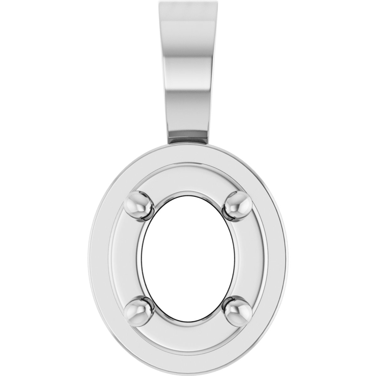 Solitaire Bezel-Style Pendant