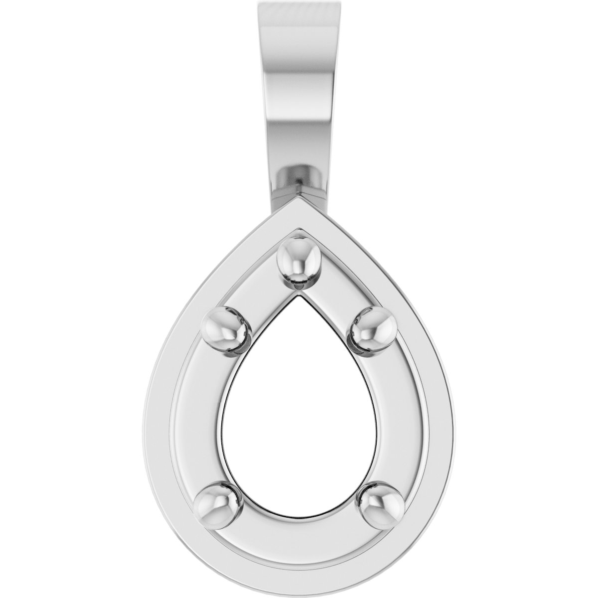 Solitaire Bezel-Style Pendant