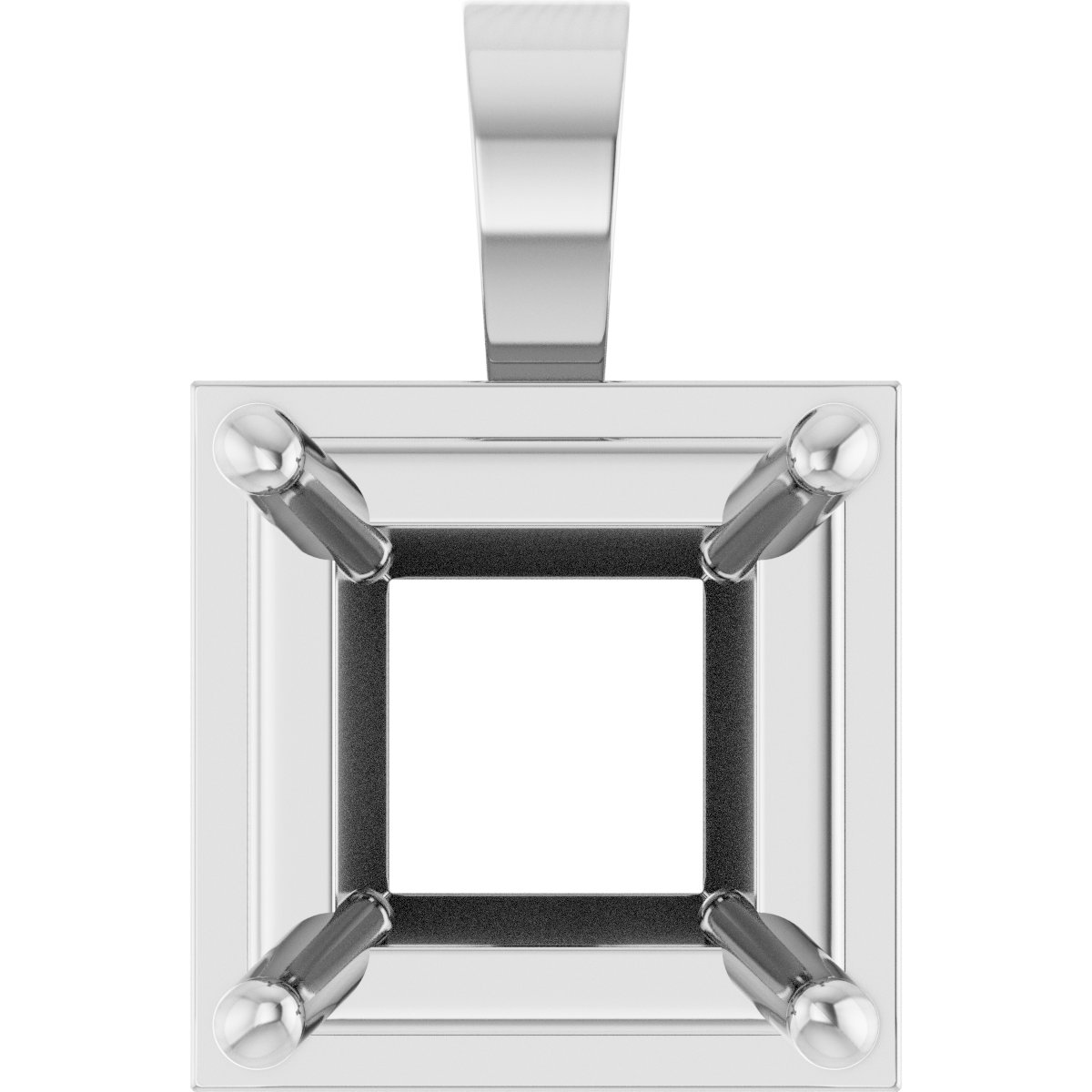 Solitaire Bezel-Style Pendant