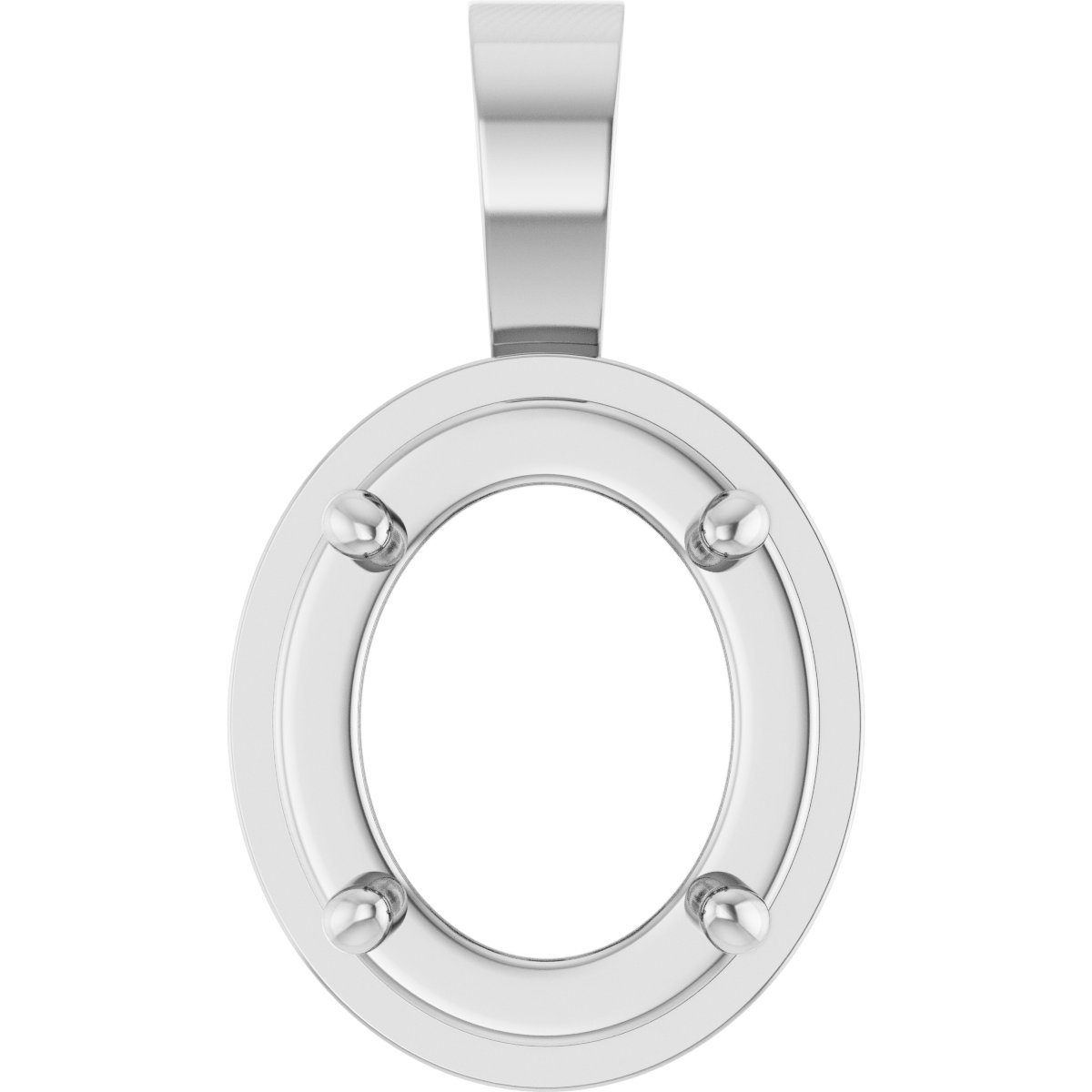 Solitaire Bezel-Style Pendant