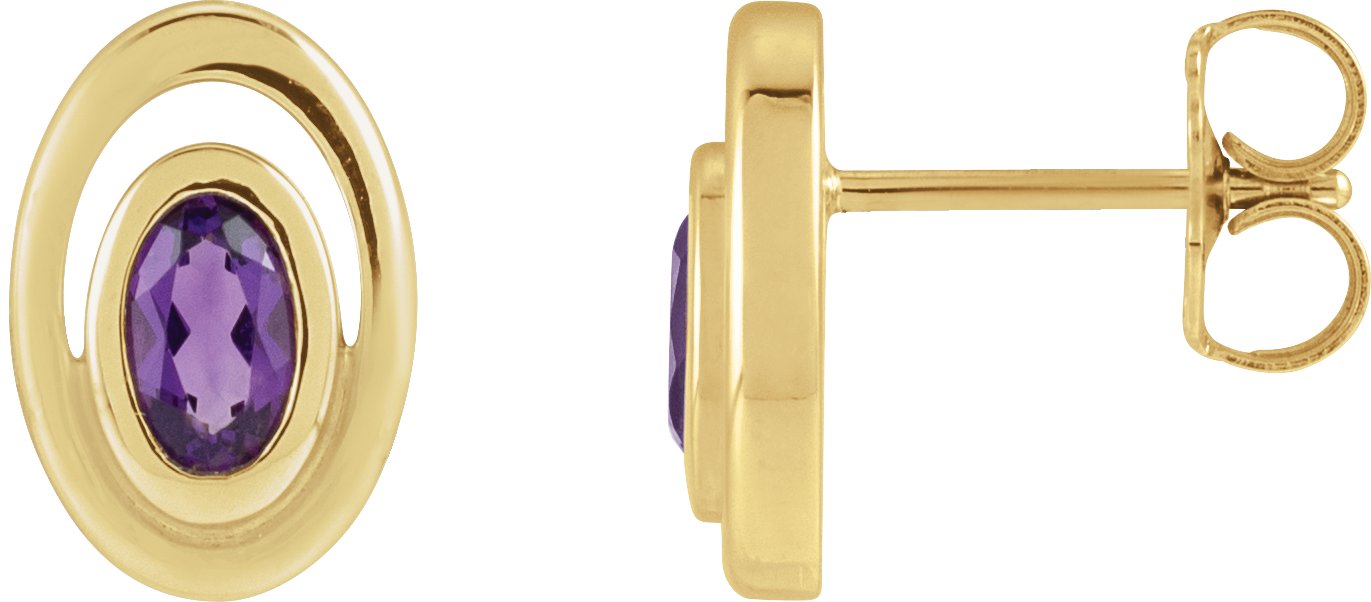 Solitaire Earrings