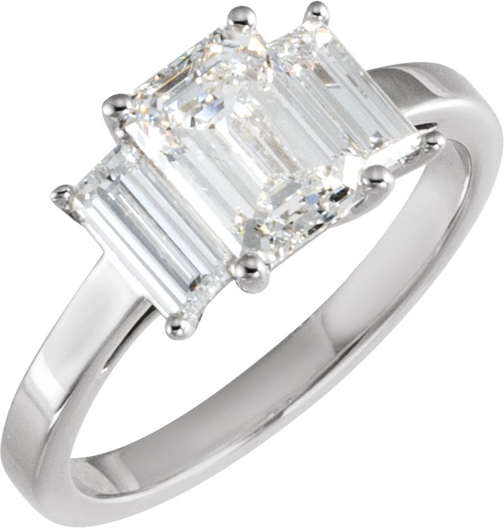 Three-Stone Engagement Ring or Band