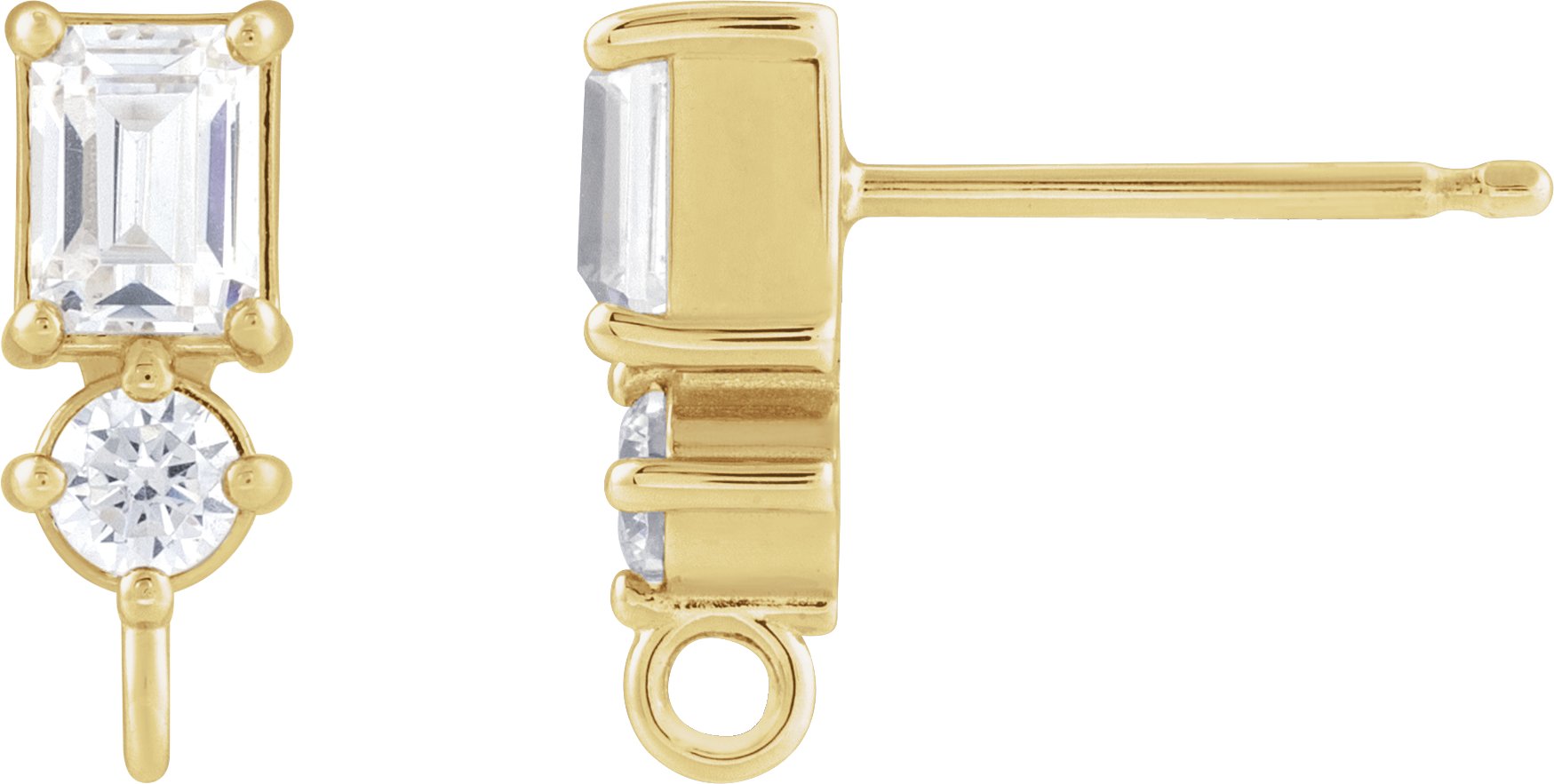 Accented Earring Top
