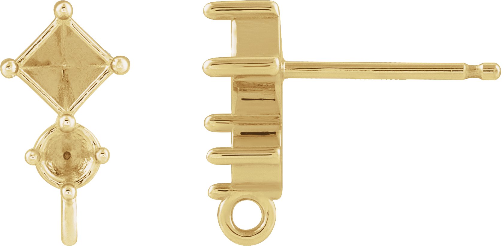 Accented Earring Top