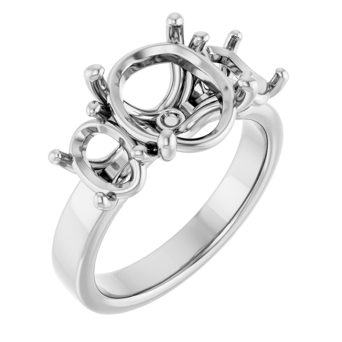 Three-Stone Engagement Ring