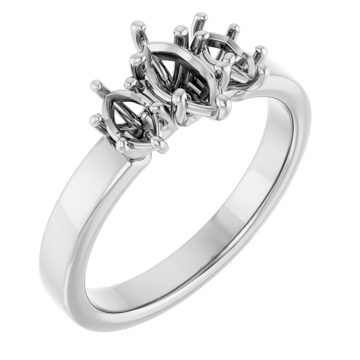 Three-Stone Engagement Ring