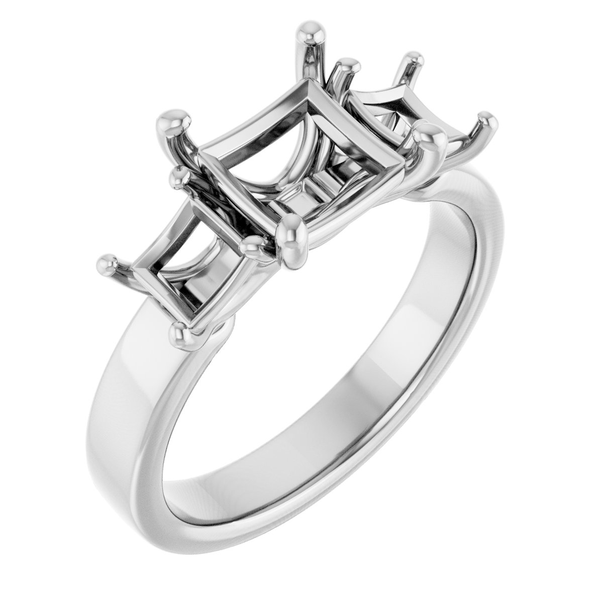 Three-Stone Engagement Ring