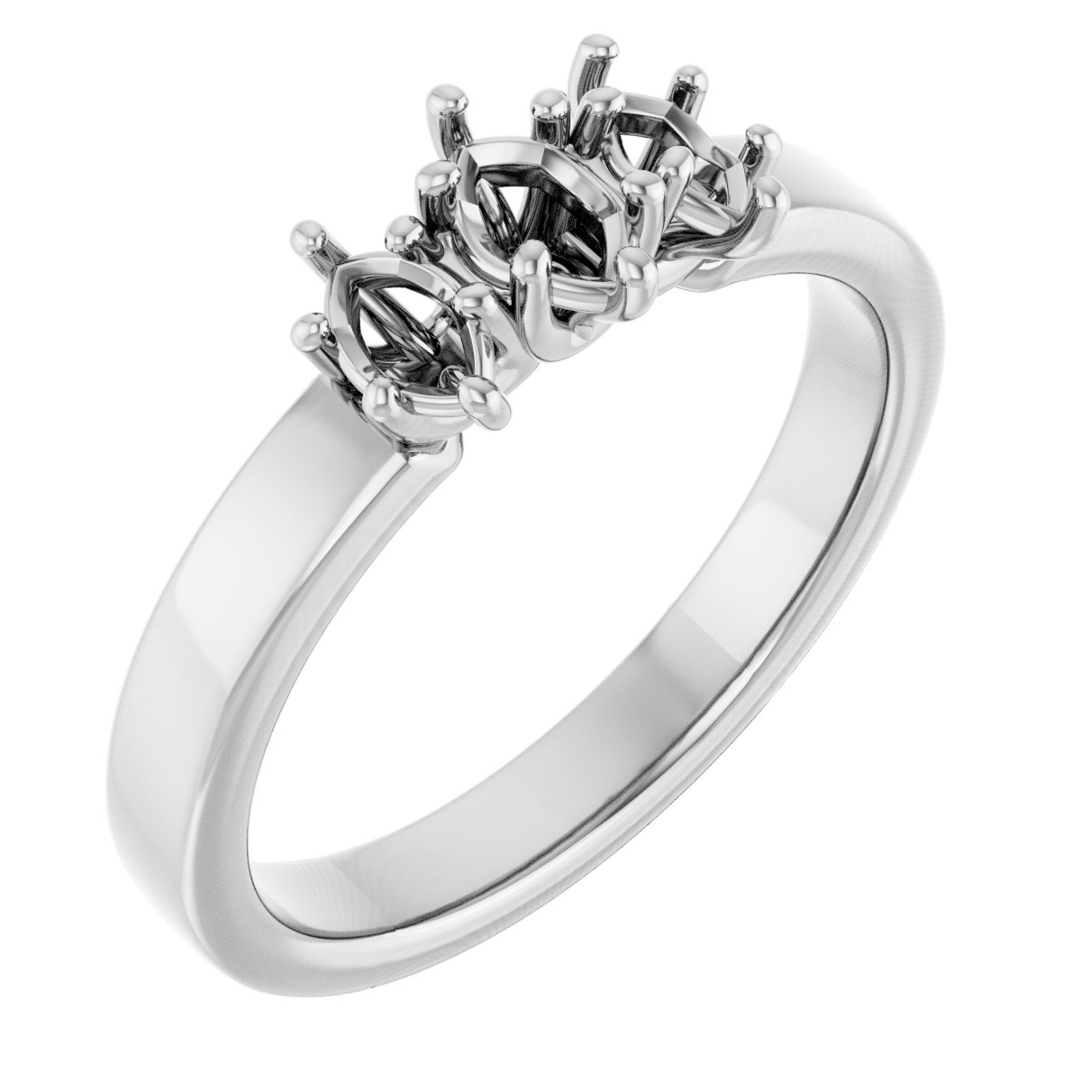 Three-Stone Engagement Ring