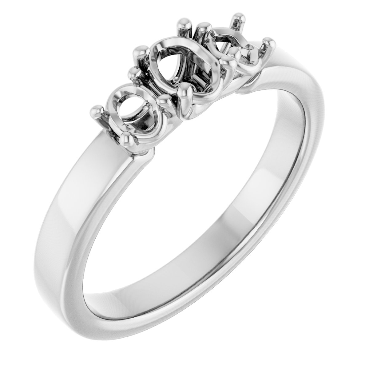 Three-Stone Engagement Ring