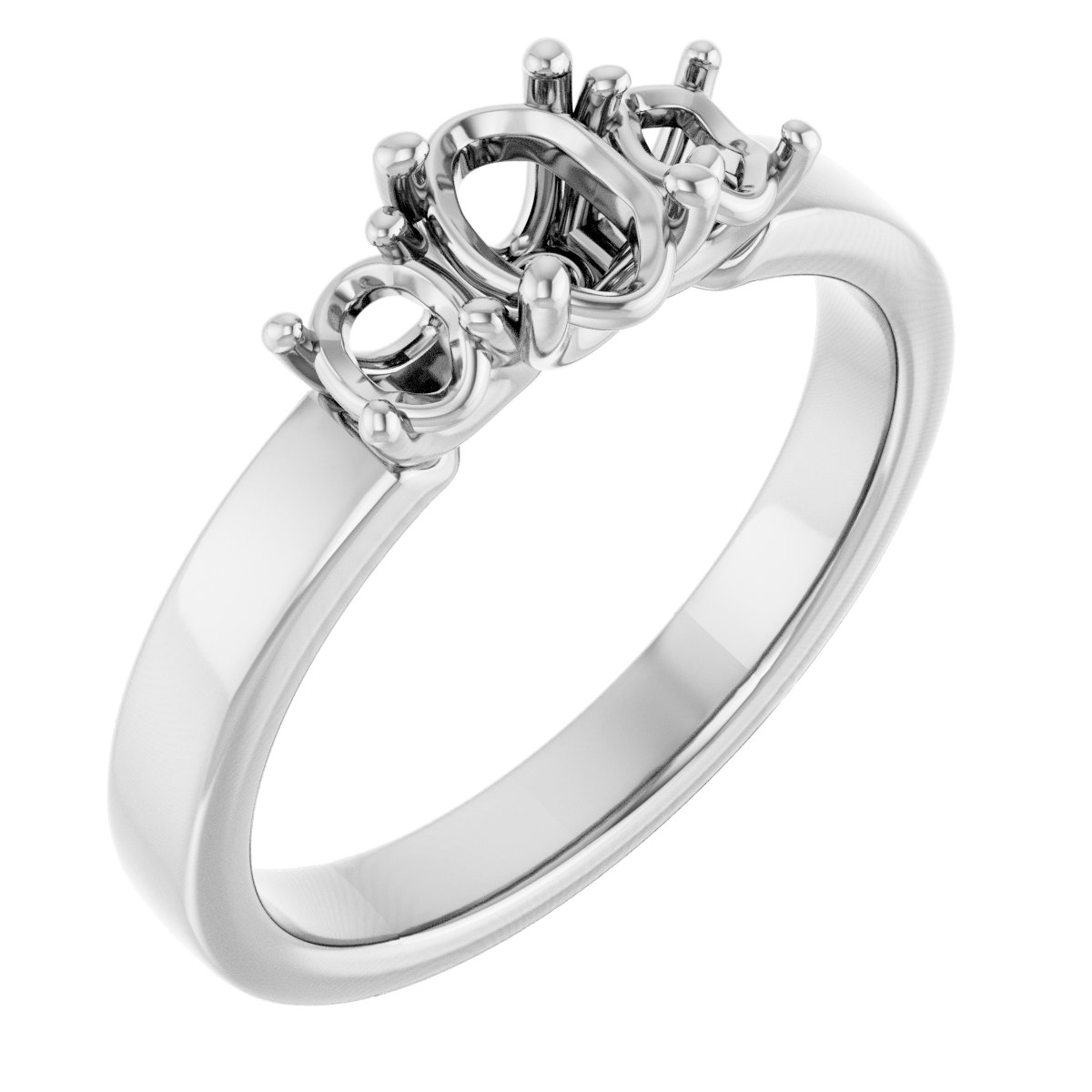 Three-Stone Engagement Ring