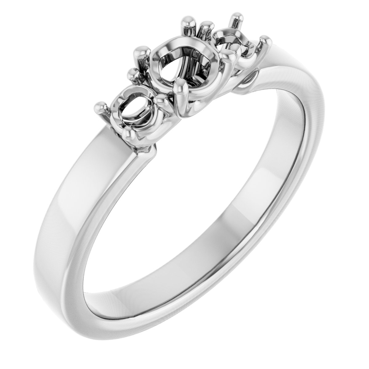 Three-Stone Engagement Ring
