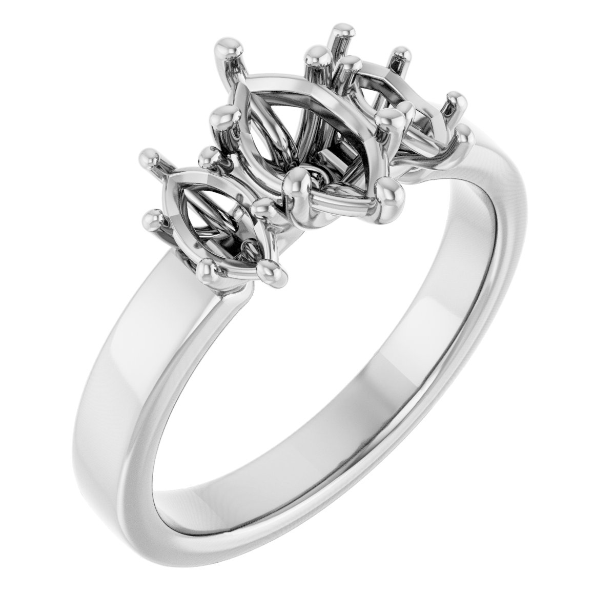 Three-Stone Engagement Ring