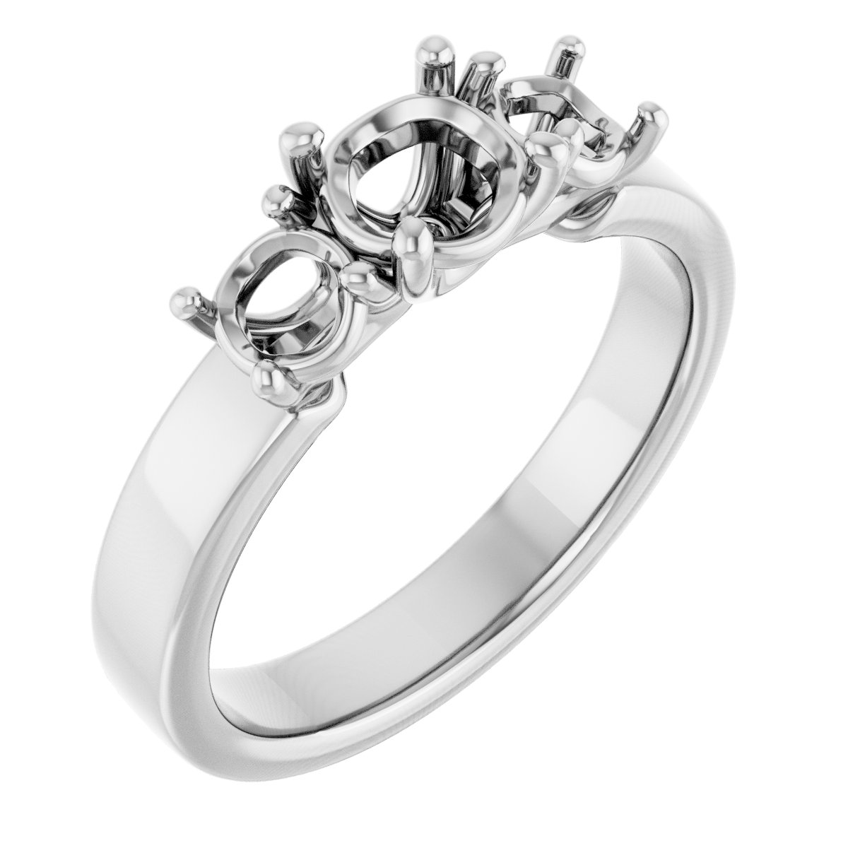 Three-Stone Engagement Ring