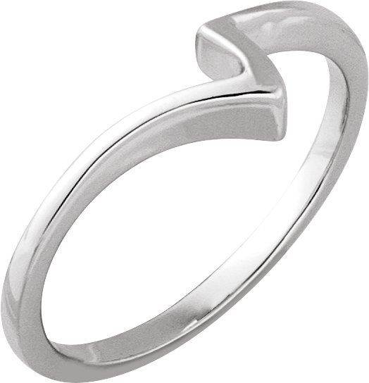 14K White Band