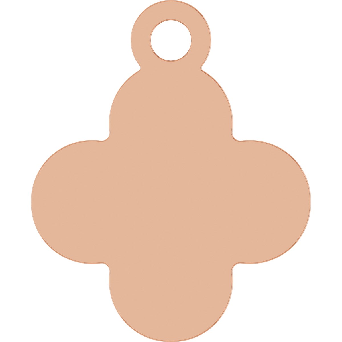 Engravable Clover Dangle
