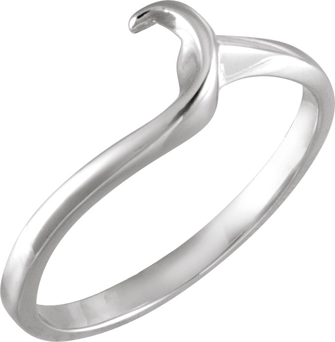 14K White Band