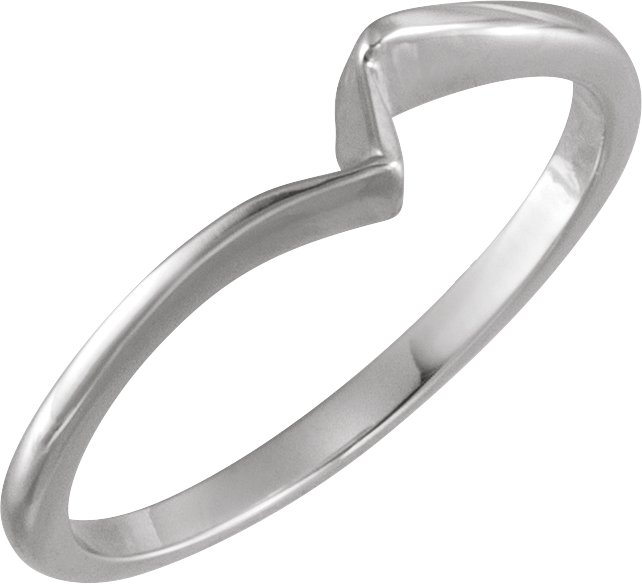 14K White Matching Band