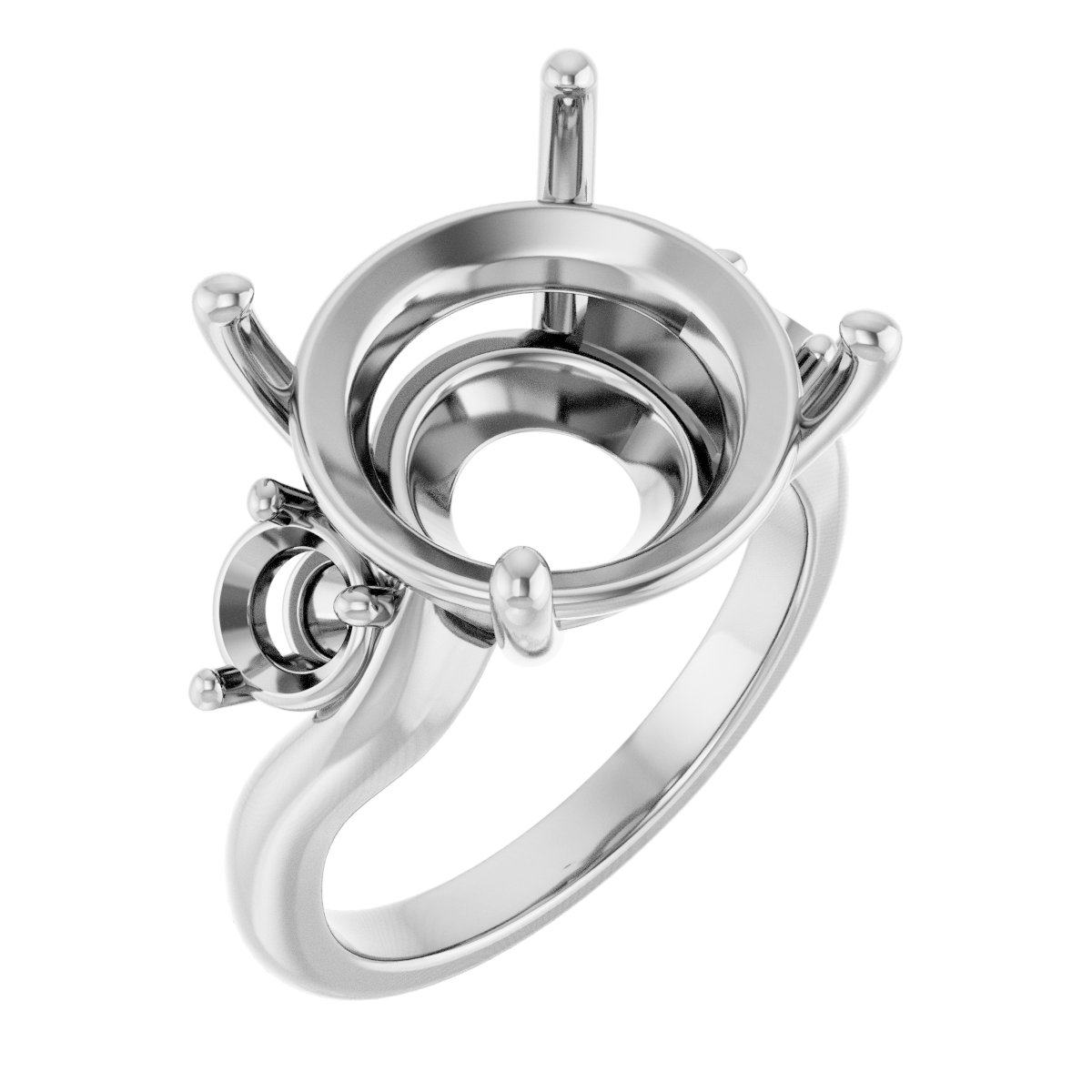 Accented Engagement Ring