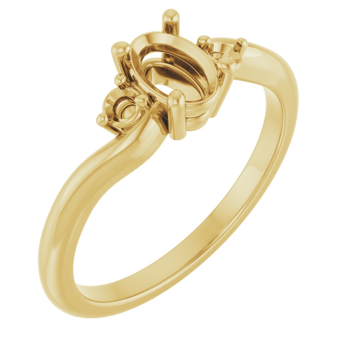 Accented Engagement Ring