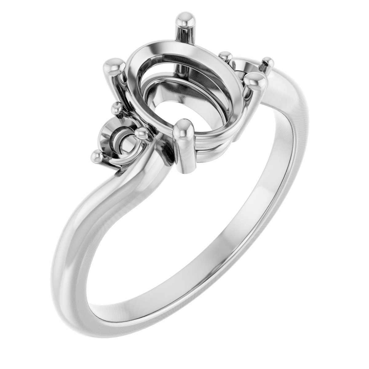 Accented Engagement Ring