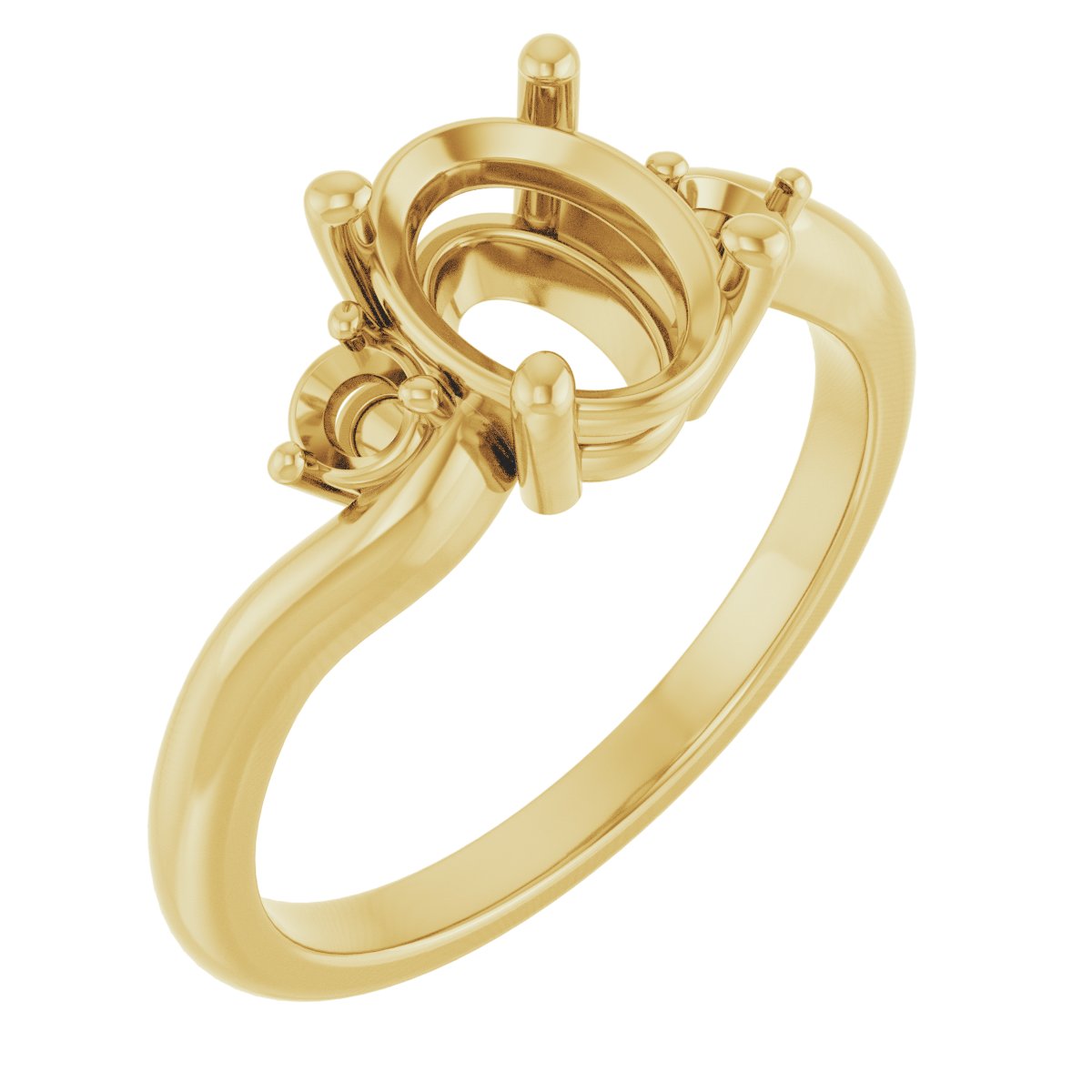 Accented Engagement Ring
