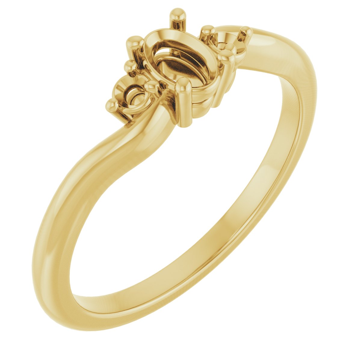 Accented Engagement Ring