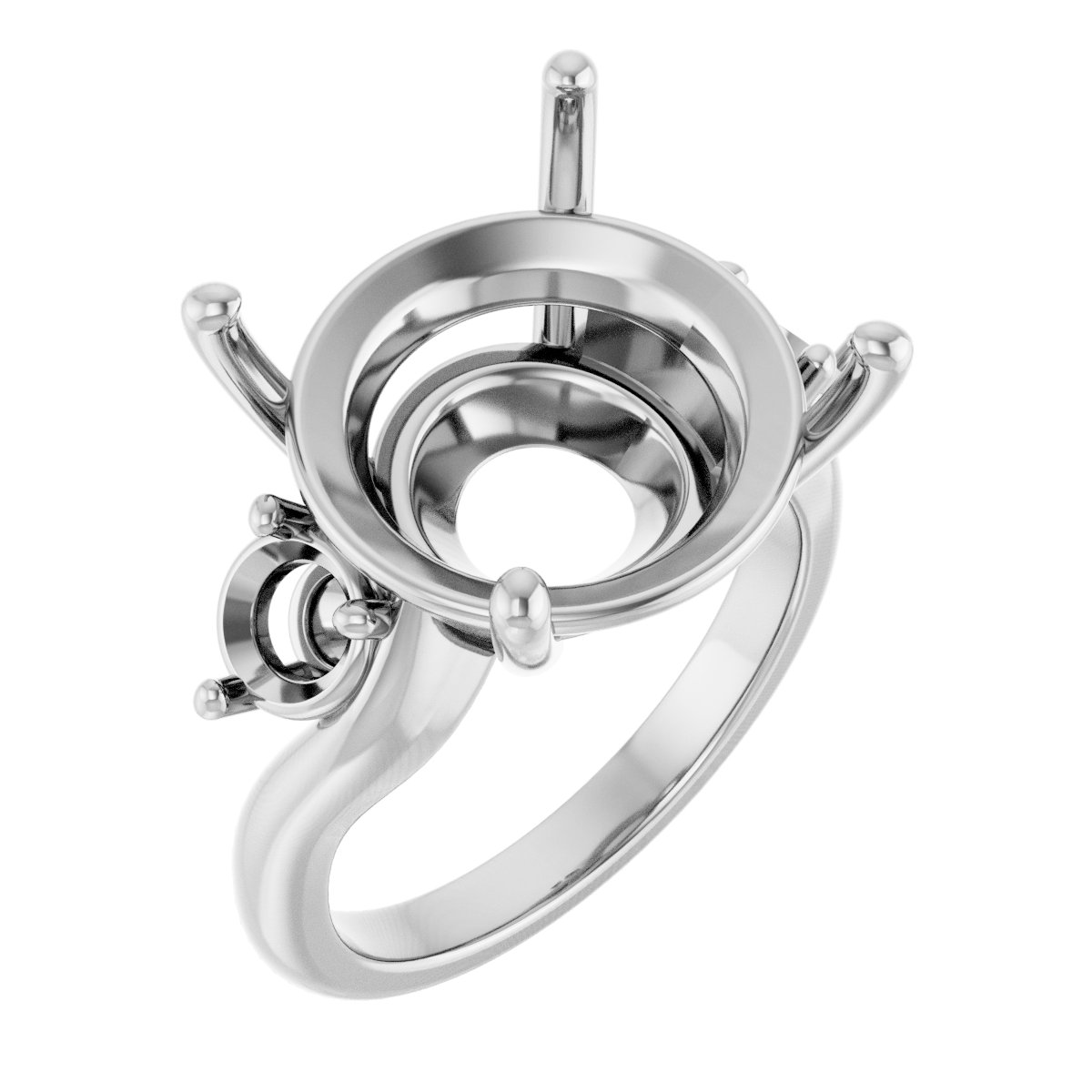 Accented Engagement Ring