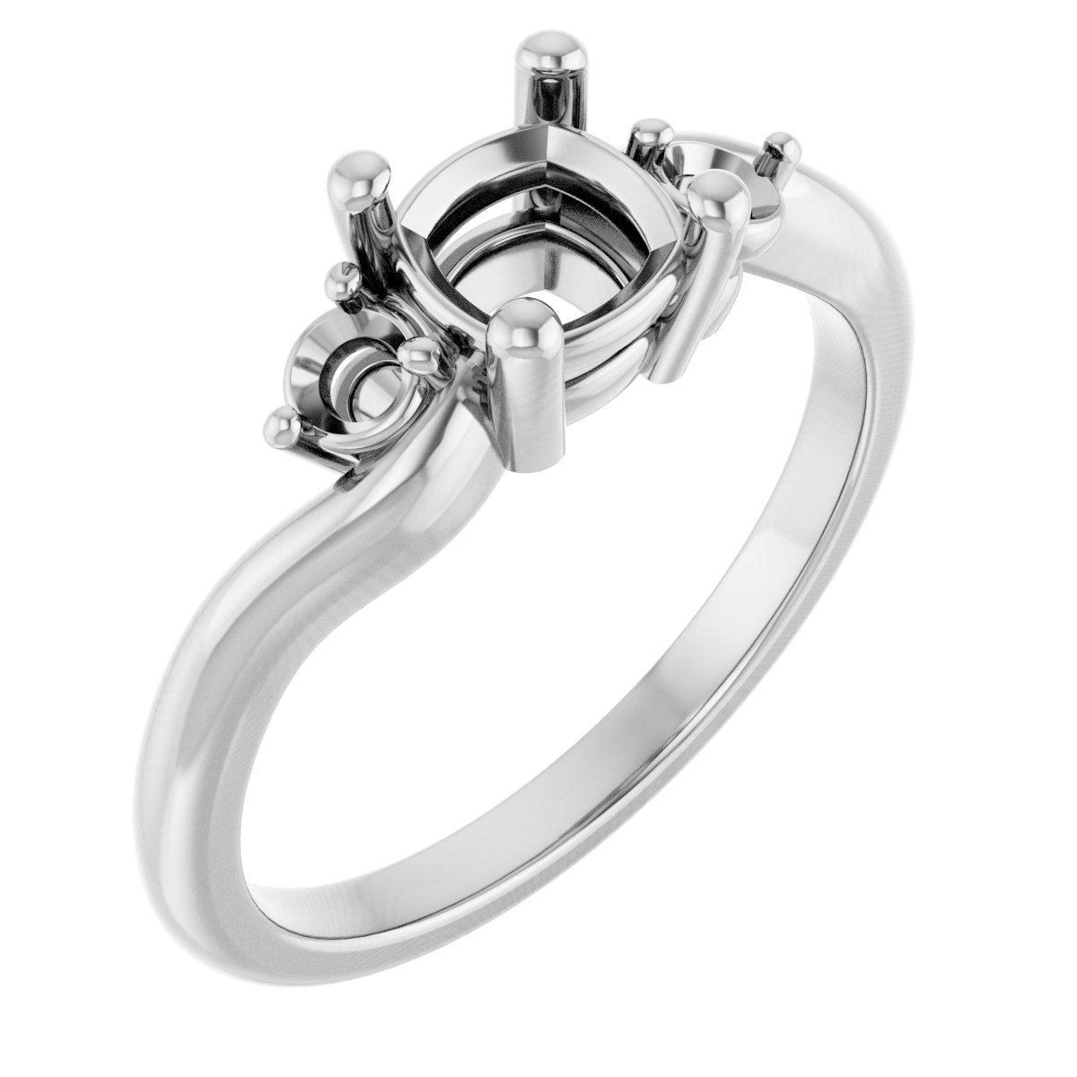 Accented Engagement Ring