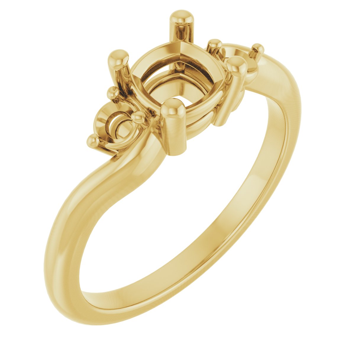 Accented Engagement Ring