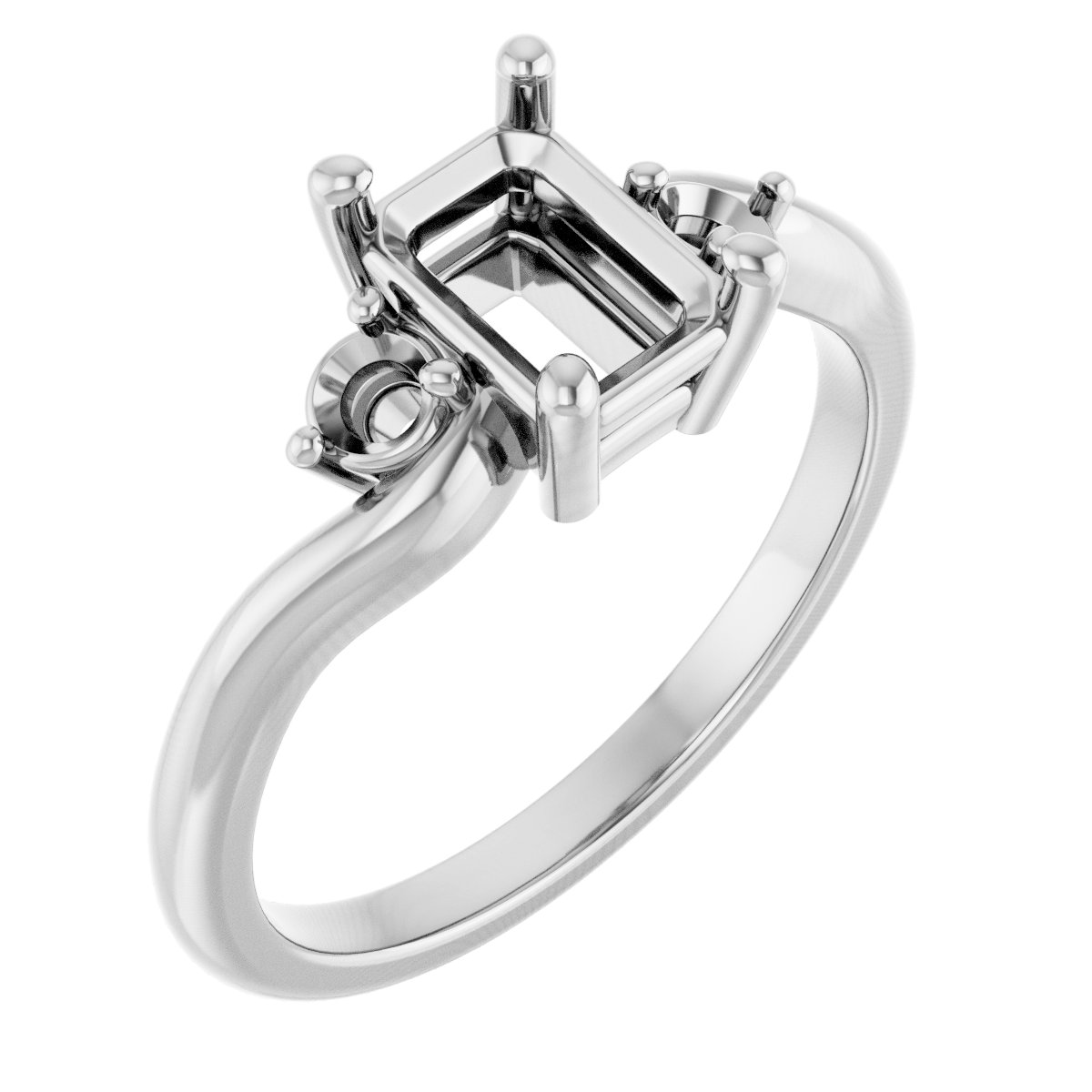 Accented Engagement Ring