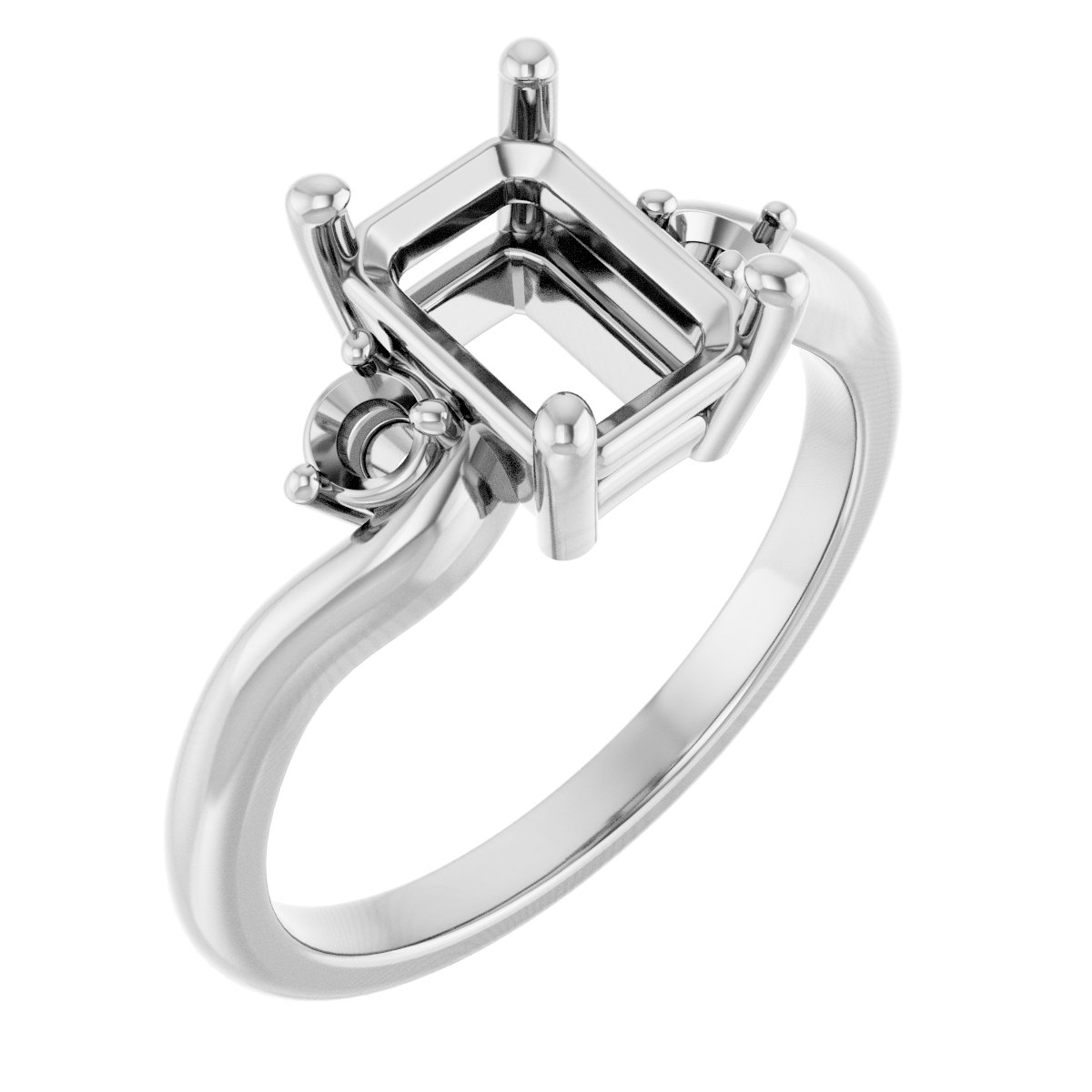 Accented Engagement Ring