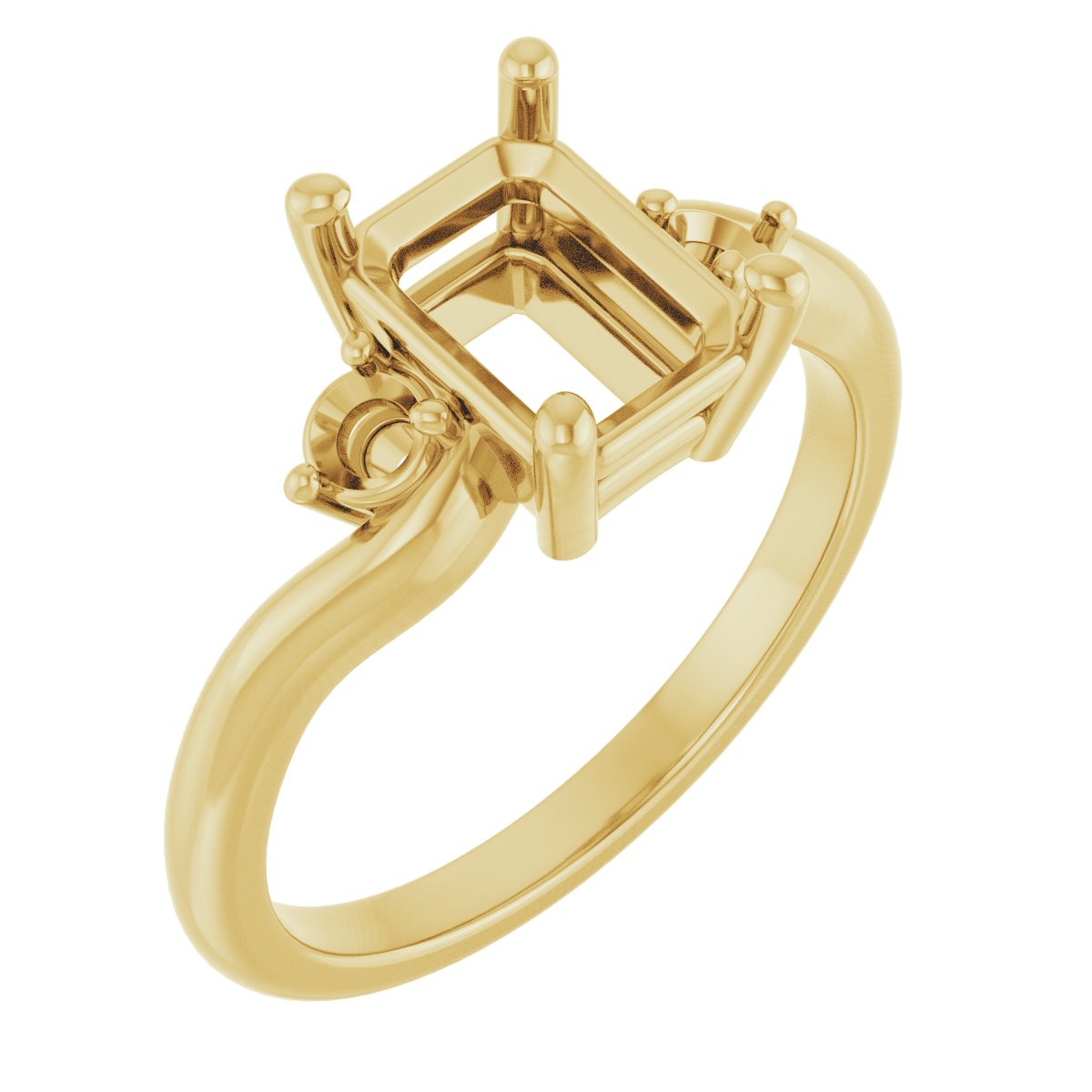 Accented Engagement Ring