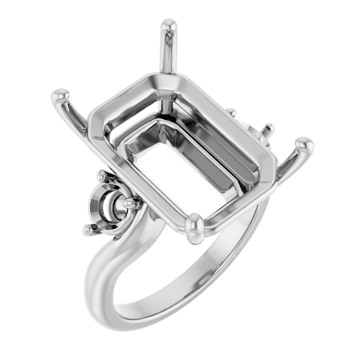 Accented Engagement Ring