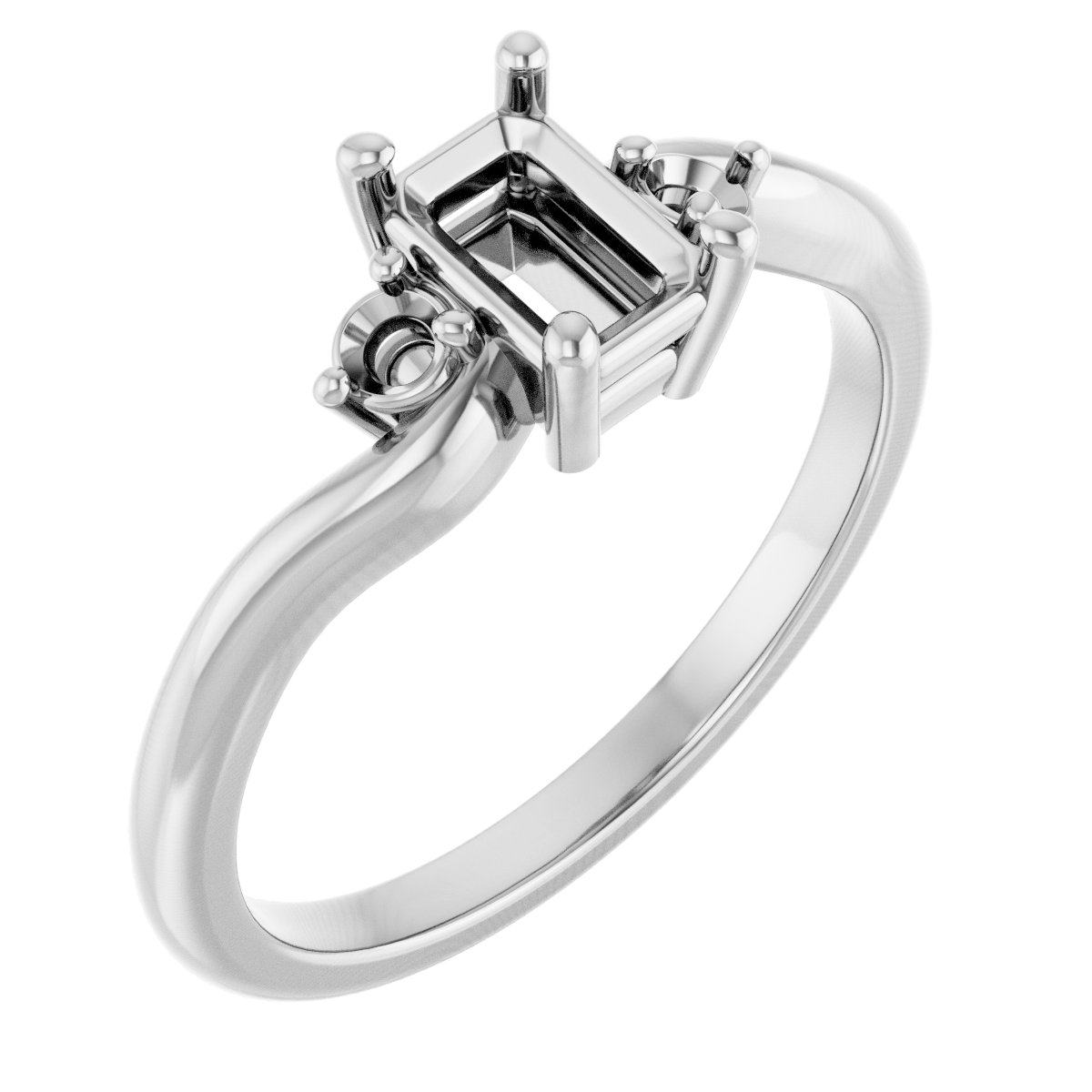 Accented Engagement Ring