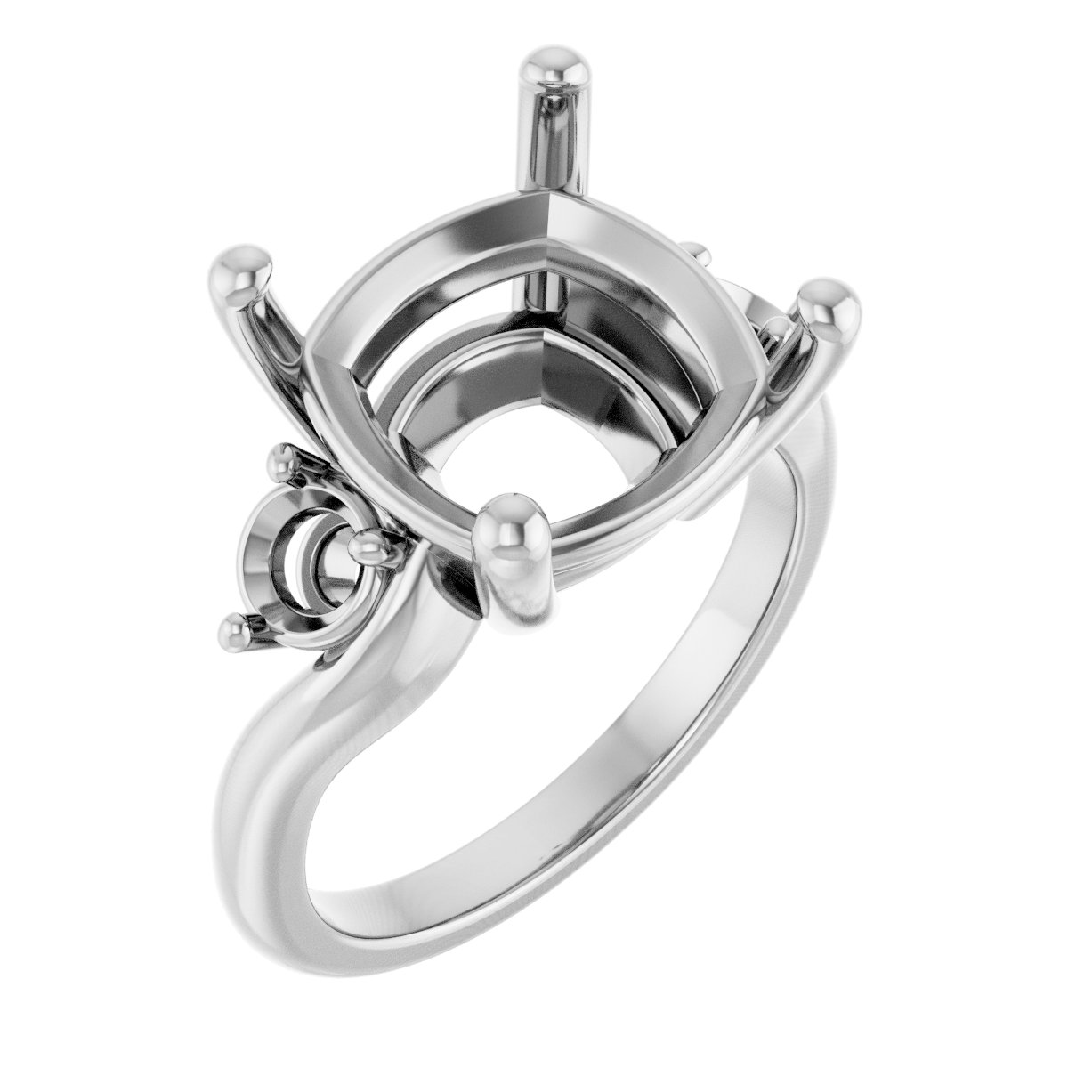 Accented Engagement Ring
