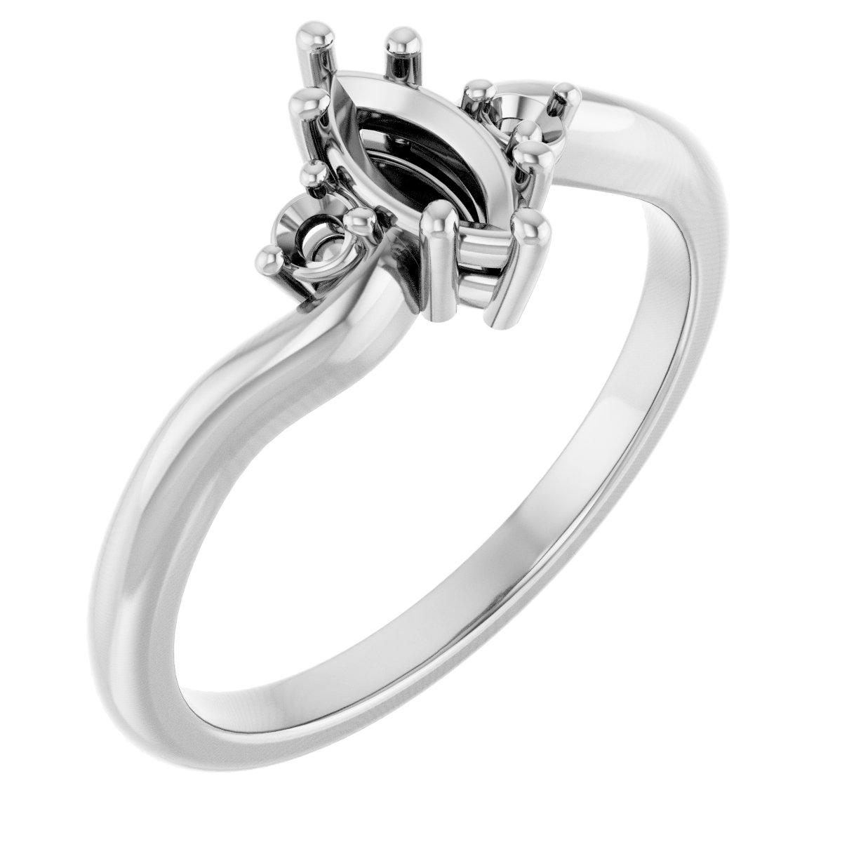 Accented Engagement Ring