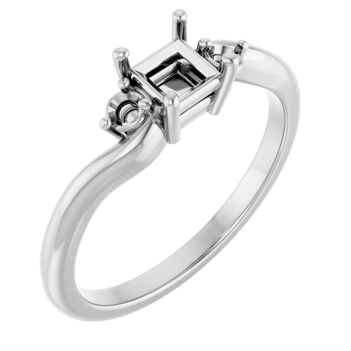 Accented Engagement Ring