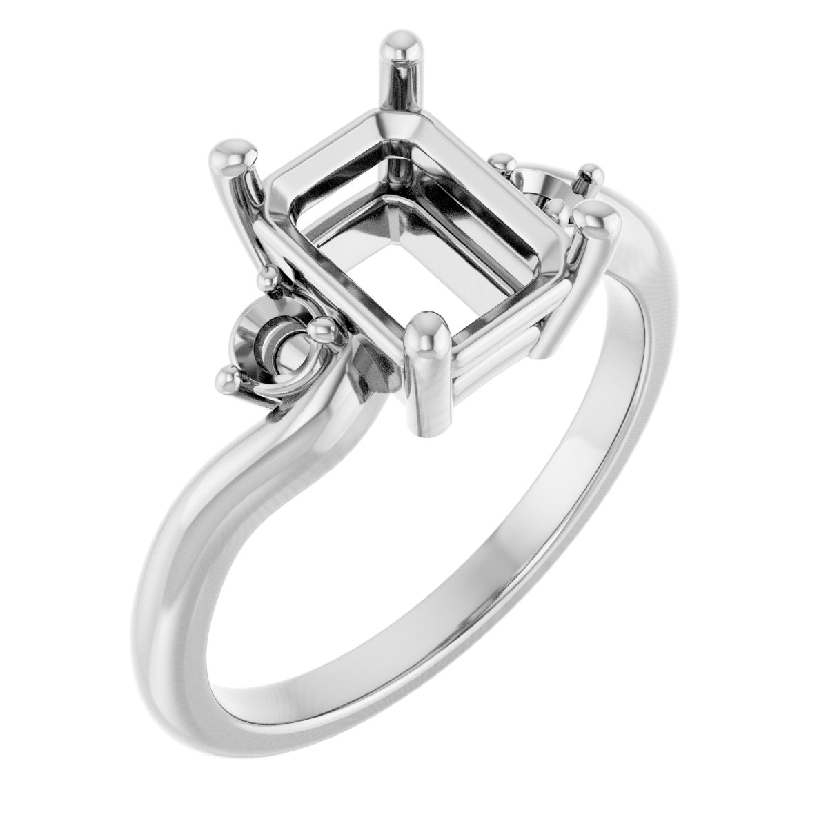 Accented Engagement Ring