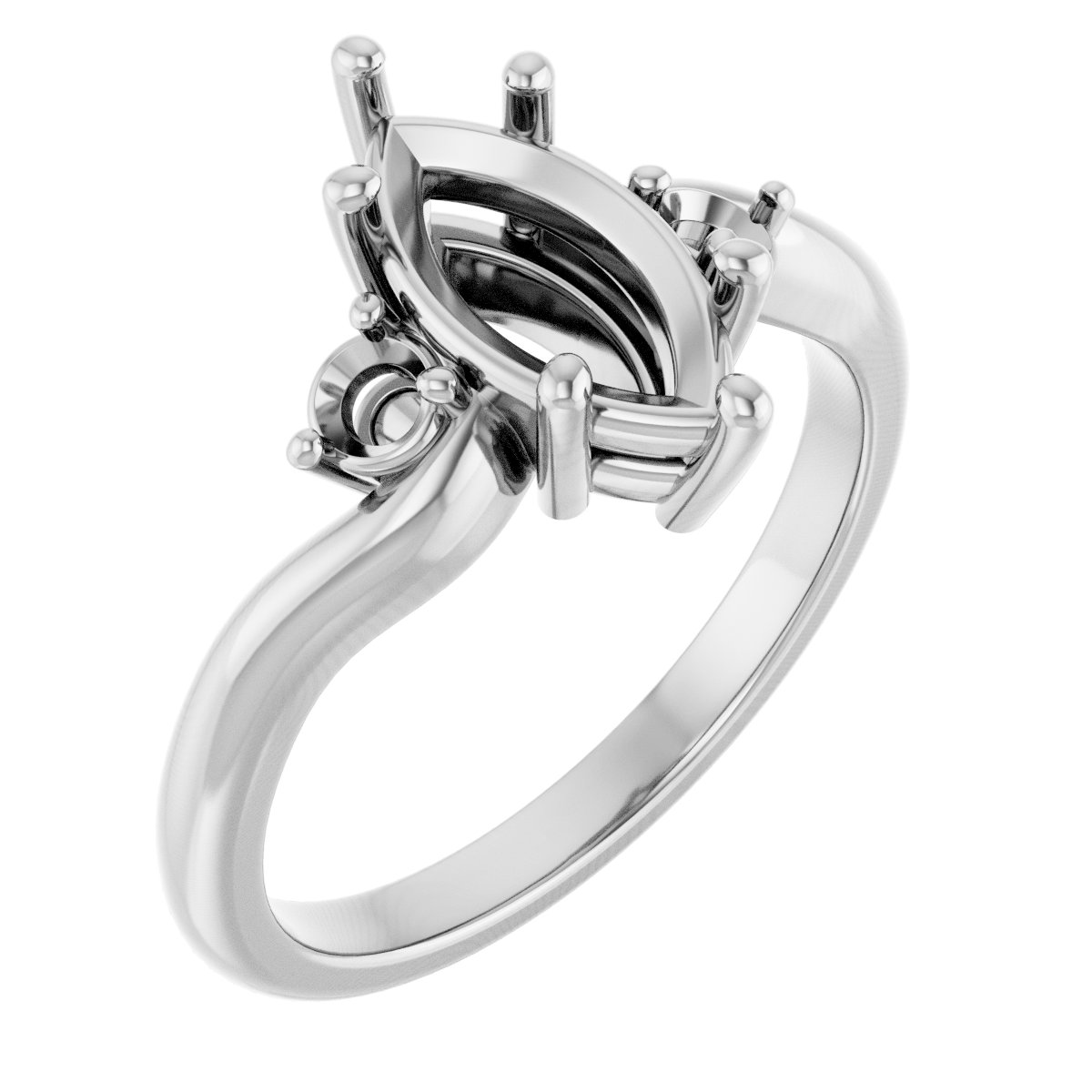 Accented Engagement Ring