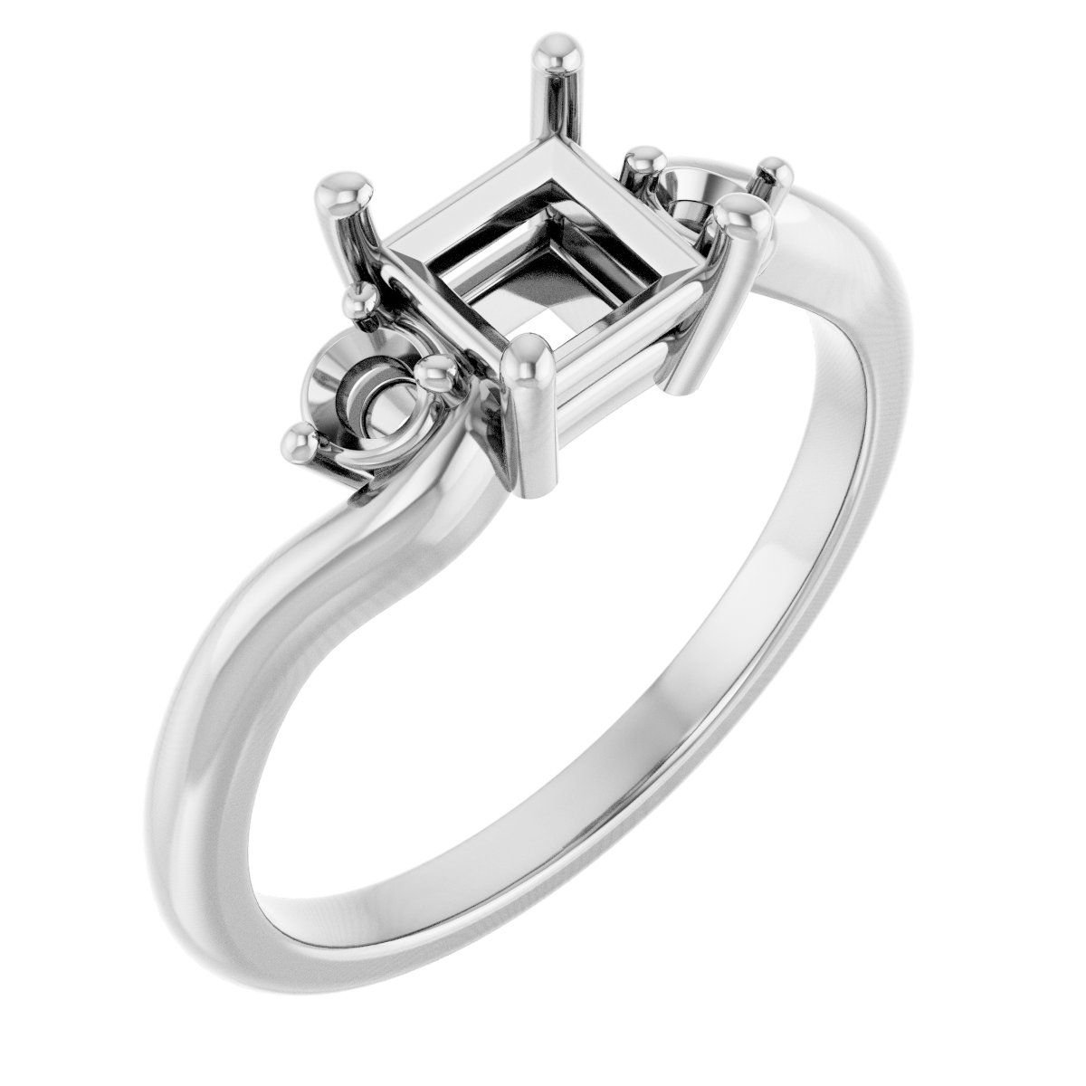 Accented Engagement Ring