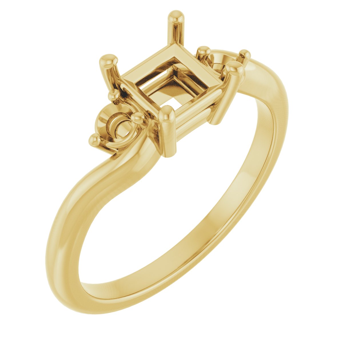 Accented Engagement Ring