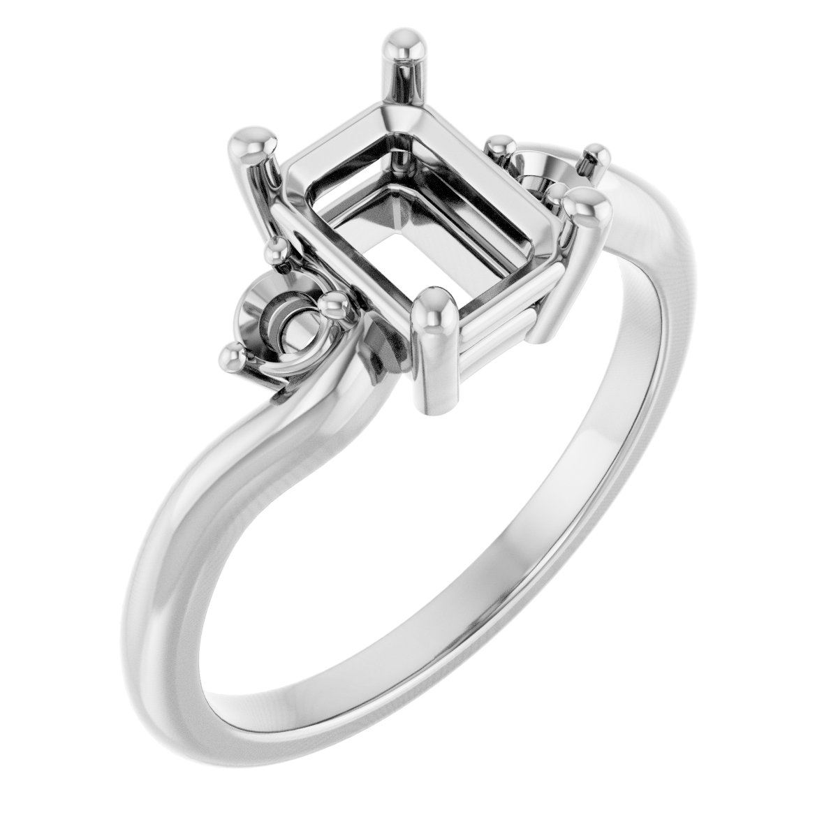 Accented Engagement Ring