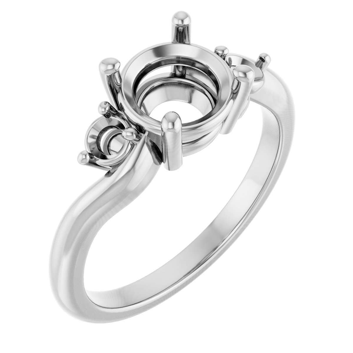 Accented Engagement Ring